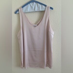 Elegant Blush V-Neck Tank Top